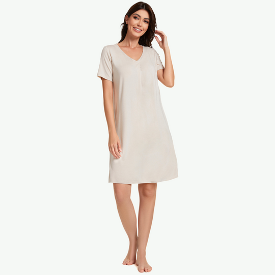 Bulk Women Bamboo Nightdress-2315980023