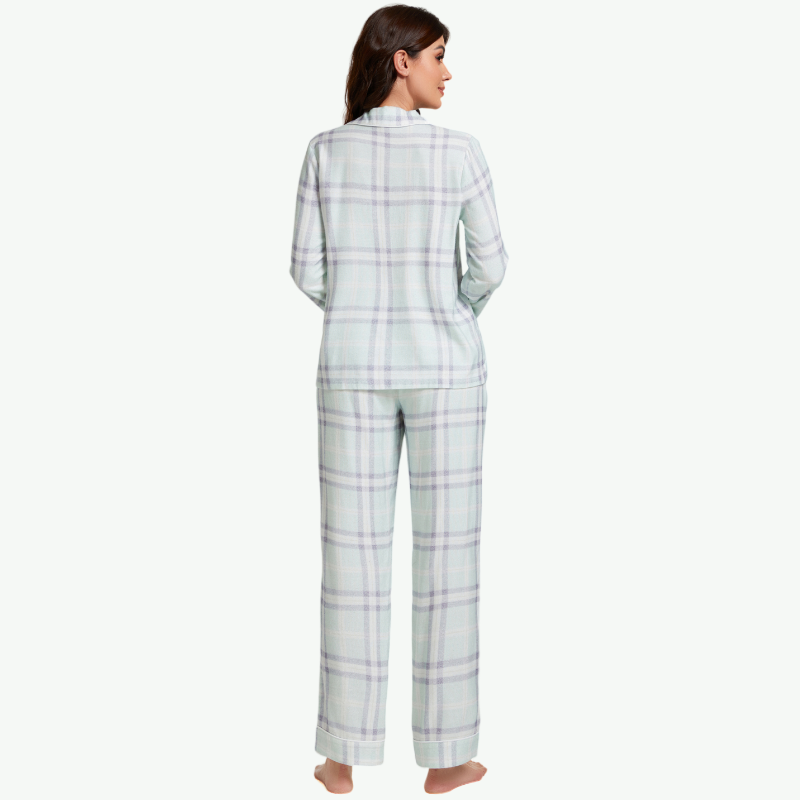 Wholesale Womens Plaid Pjs-2311820100